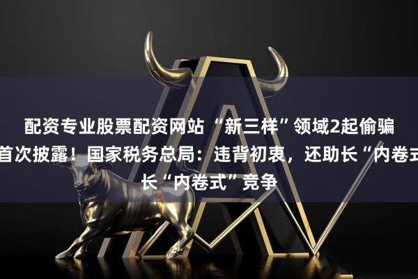 配资专业股票配资网站 “新三样”领域2起偷骗税案件首次披露！国家税务总局：违背初衷，还助长“内卷式”竞争
